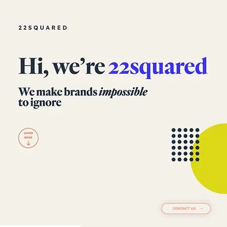 Primary screenshot of the 22 Squared New Business Leave Behindproject.