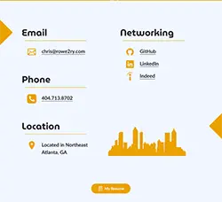 Third screenshot of the Portfolio Siteproject.